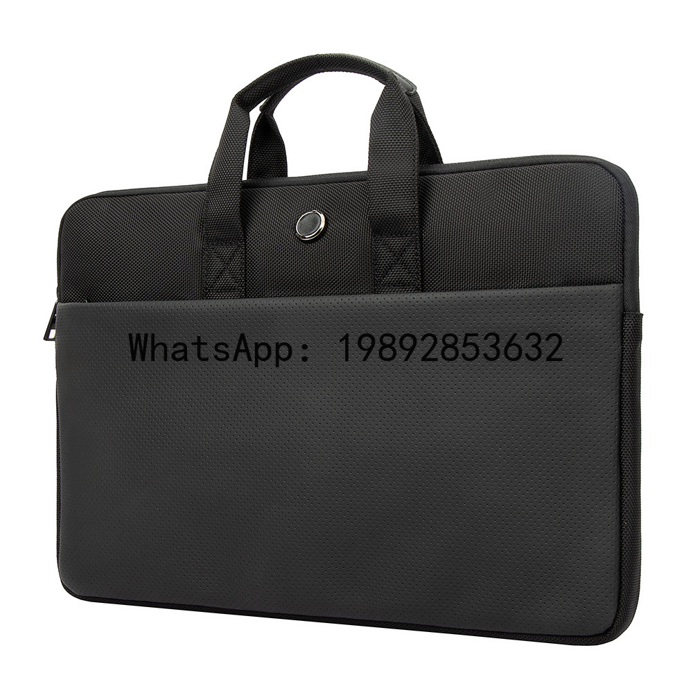 Leather Briefcase - PYJ Notebook-Tasche Business Wasserdichte Aktentasche Leder-Laptop-Tasche