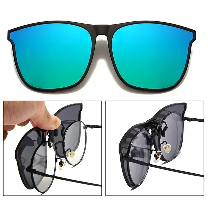 Sunglasses Uv400 - 1 Stück polarisierte Clip-On-Sonnenbrille für Herren,