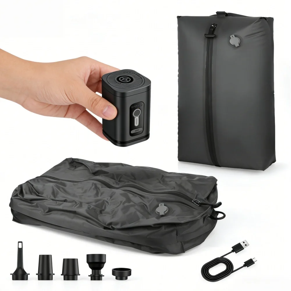 Travel Luggage Set - Vakuum-Kompressions-Aufbewahrungsbeutel, Wasserdichte Platzsparende Packwürfel für Kleidung,