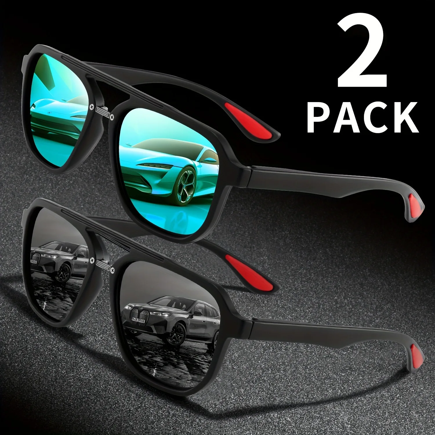 Sunglasses Uv400 - Retro-Klassiker, luxuriöse Sonnenbrillen für Herren, Designer-Sonnenbrillen,