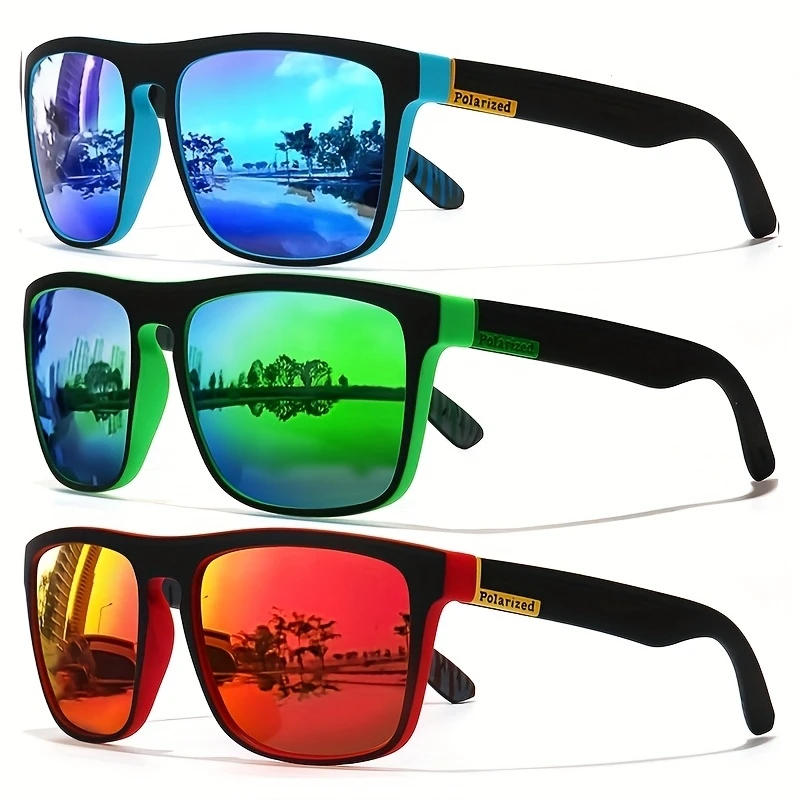 Designer Sunglasses - 1/3PCS Vintage Quadratische High-End-Sonnenbrille für Herren