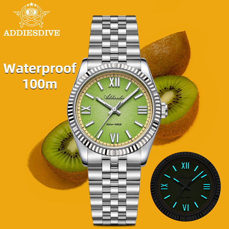Luxury Watch Men - ADDIESDIVE Männer VH31 Quarzuhr 36MM Saphirglas