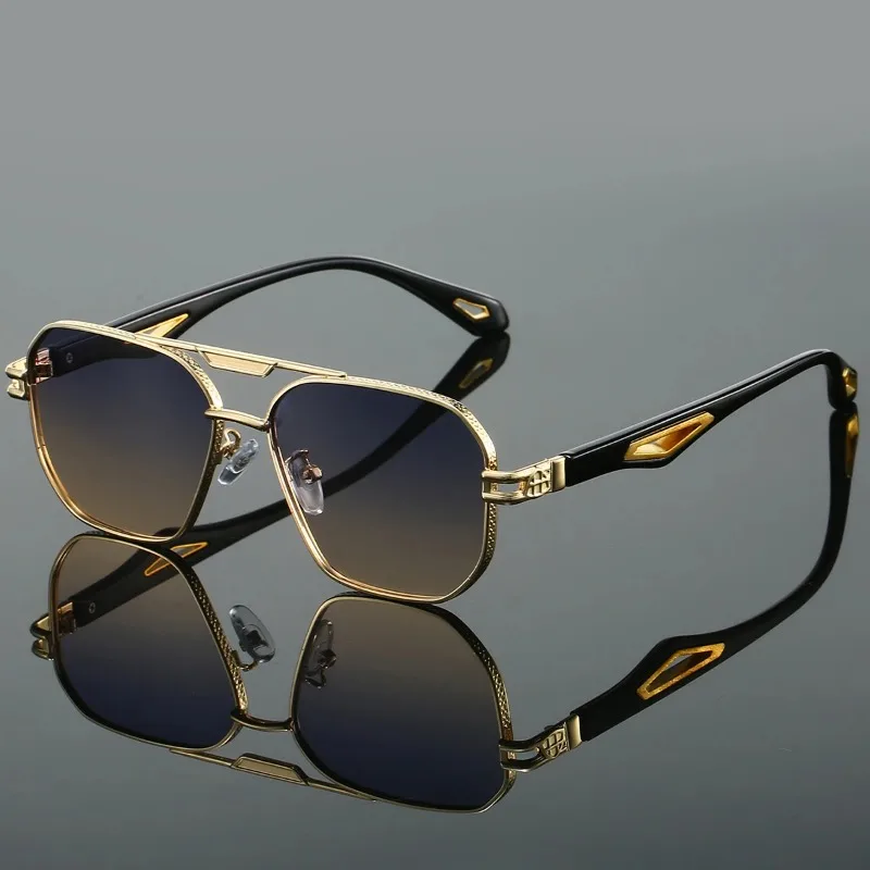 Sunglasses Uv400 - Vintage Quadratische Sonnenbrille für Herren, Neue