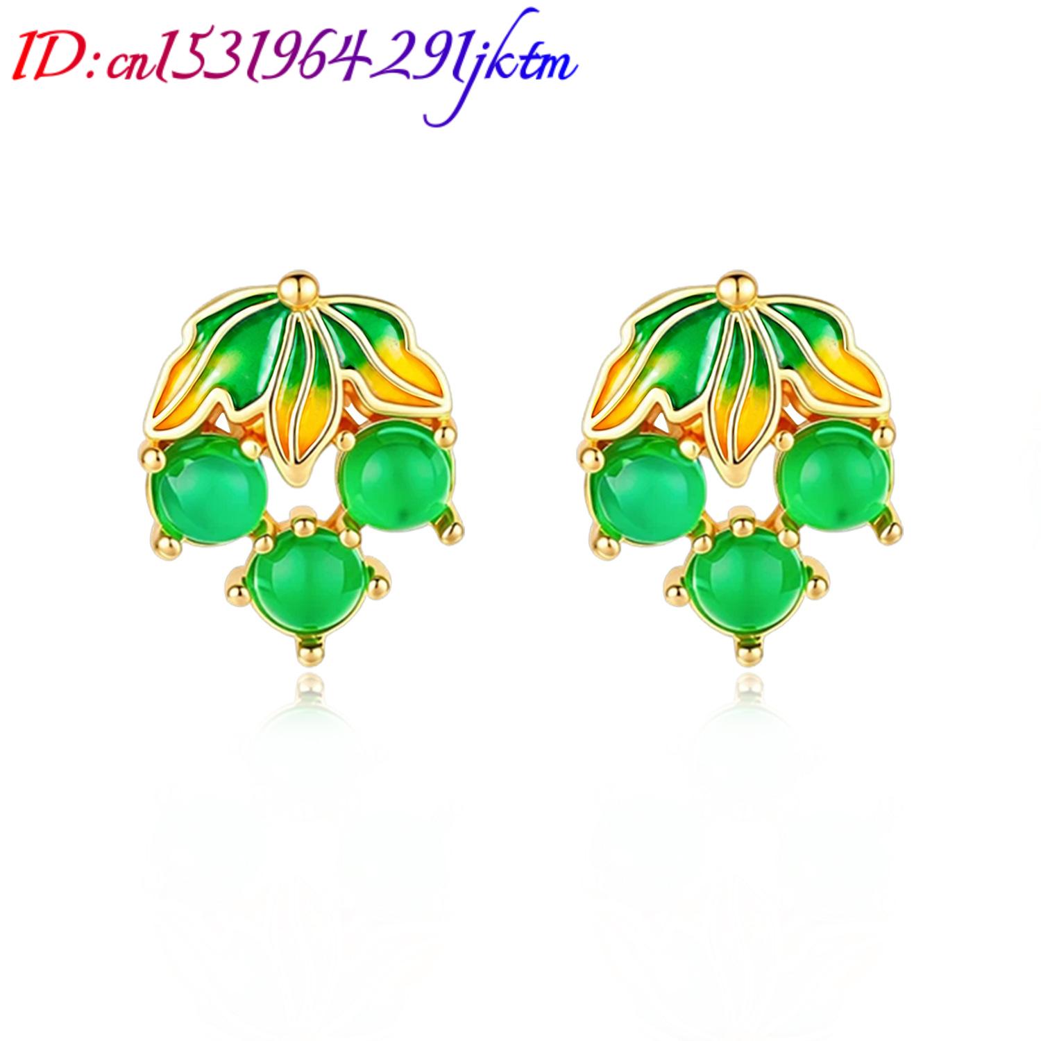 Burmesische Jadeit-Trauben-Ohr – Gold Plated Jewelry Bewertung und Preis