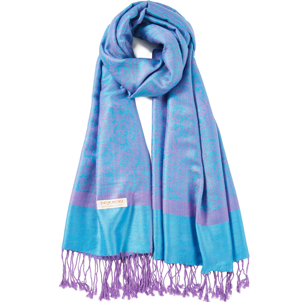 Paisley-Pashmina-Seidenschal,  – Cashmere Scarf Bewertung und Preis