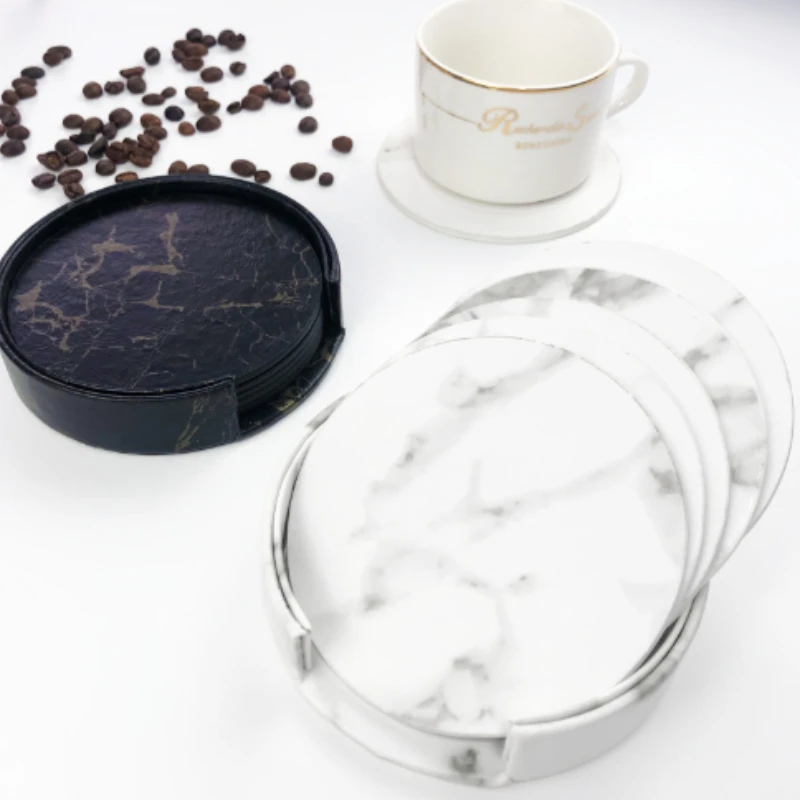 6 Stück Marmor-Untersetzer aus – Marble Coaster Set Bewertung und Preis