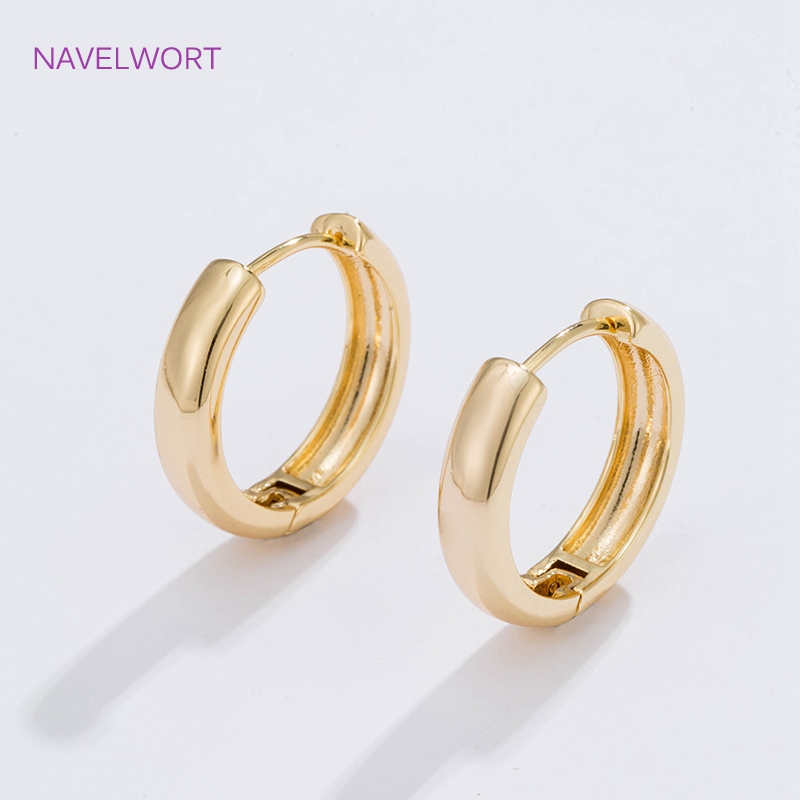 6 Größen vergoldete Kreisohrri – Gold Plated Jewelry Bewertung und Preis