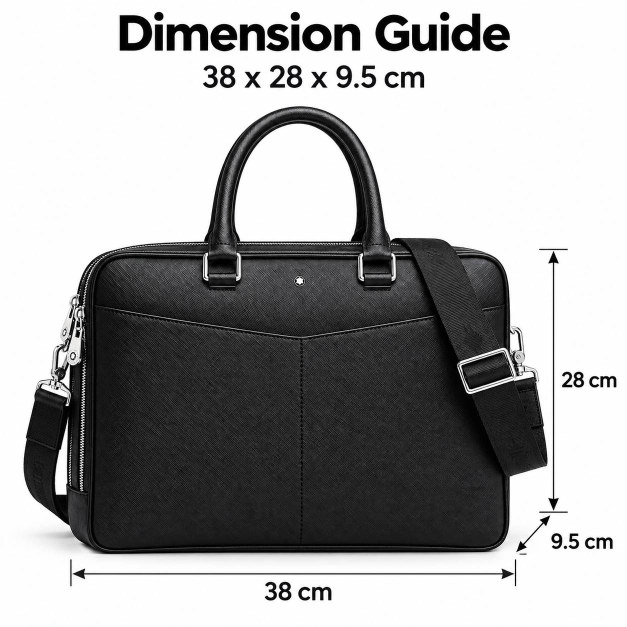 Klassische Herren-Aktentasche  – Leather Briefcase Bewertung und Preis