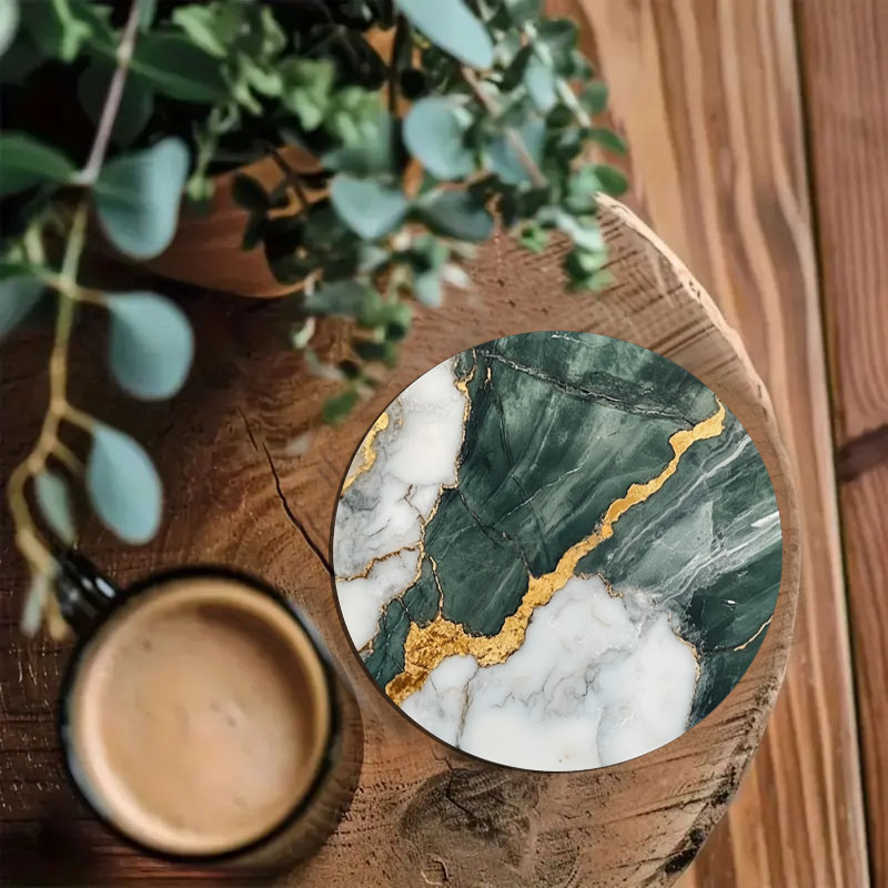 4 Stück Untersetzer mit Marmor – Marble Coaster Set Bewertung und Preis