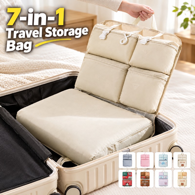 7-in-1 Reise-Aufbewahrungstasc – Travel Luggage Set Bewertung und Preis
