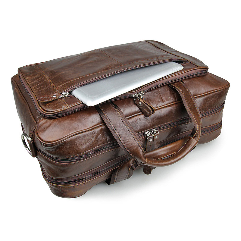 LACHIOUR Echtem Leder Männer T – Leather Briefcase Bewertung und Preis