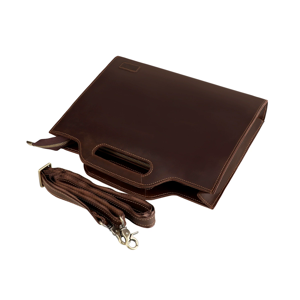Laptoptasche für Herren, Umhän – Leather Briefcase Bewertung und Preis